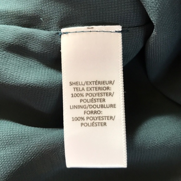 LOFT TEAL FLORAL BLOUSE - Picture 6 of 8